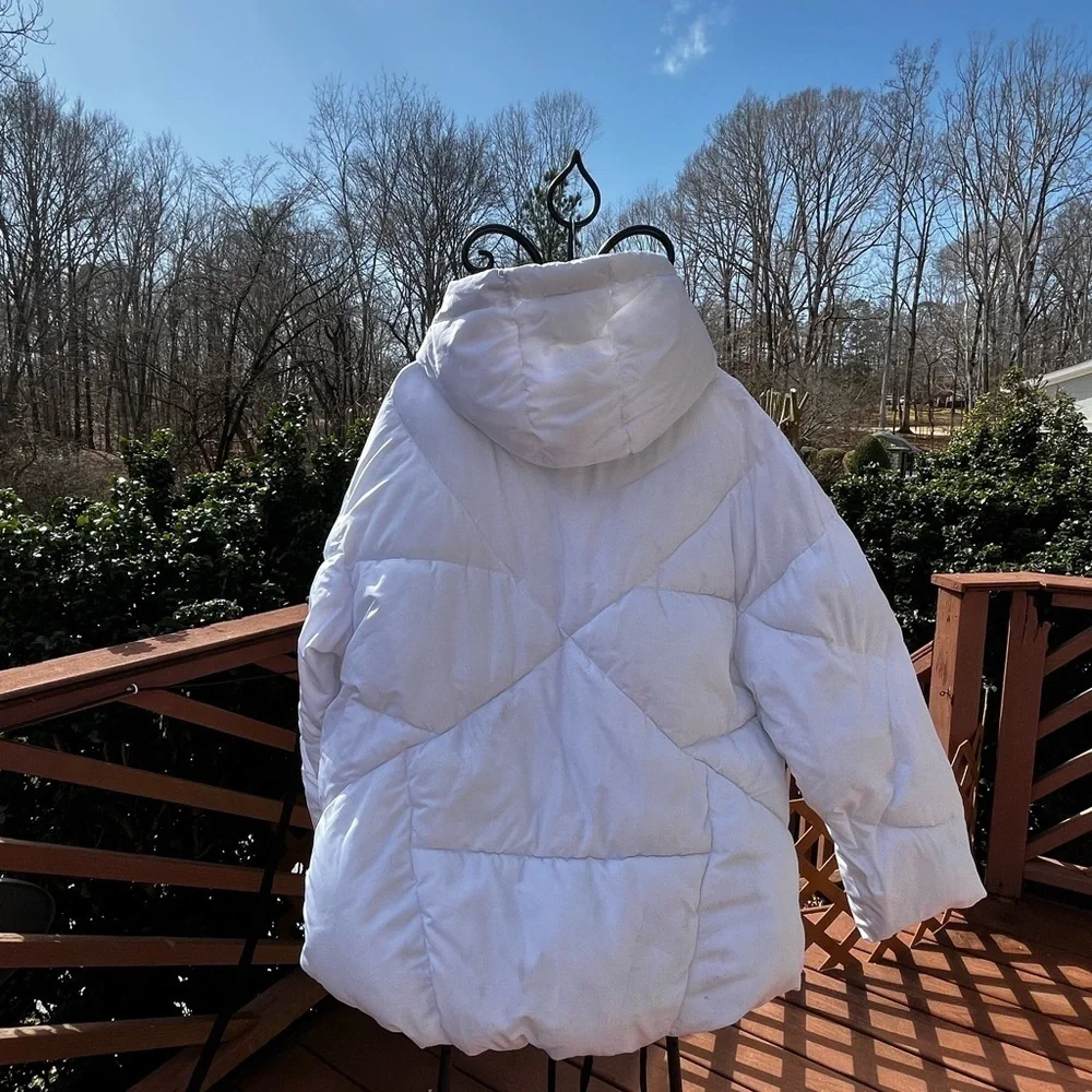 Free People Women’s Hailey Puffer Jacket Oversized Hooded Lightweight Size S-xl